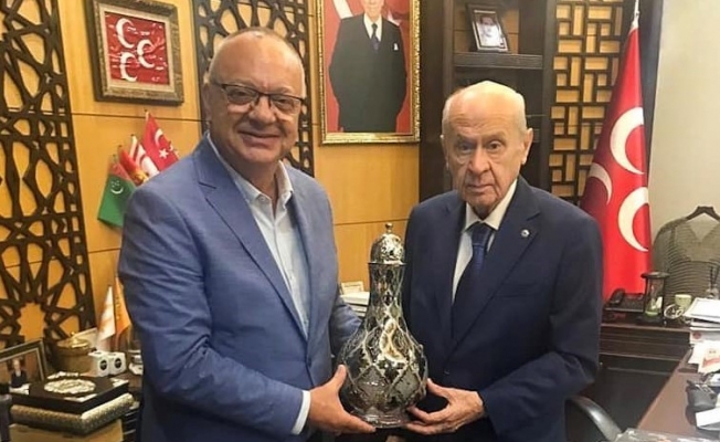 Başkan Ergün, MHP Genel Başkanı Bahçeli’ye Manisa’daki çalışmaları anlattı