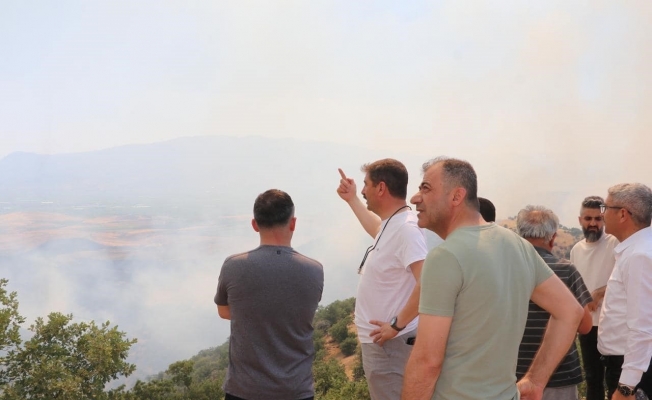 Manisa’daki yangında 5 bin dönümlük alan küle döndü