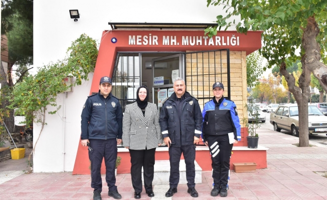 Emniyet Müdürü Aktaş’tan Mesir Mahallesi ziyareti