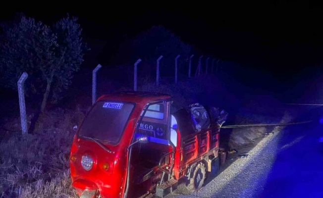 Manisa’da üç tekerlekli motosiklet kazasında can verdi