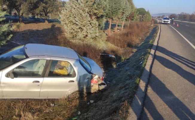 Manisa’da trafik kazası: 1 ölü 1 yaralı