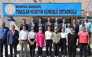 Manisa Milli Eğitim Müdürü Sarıgöl’de incelemede bulundu