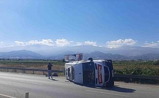 Manisa’da yürekleri ağza getiren kaza kamerada