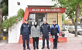 Emniyet Müdürü Aktaş’tan Mesir Mahallesi ziyareti