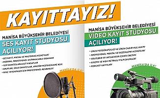 Manisa Büyükşehir’den ücretsiz video ve ses kayıt stüdyosu desteği