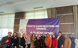 Manisalı kadın muhtarlar Ankara’da birlik ve dayanışma mesajı verdi